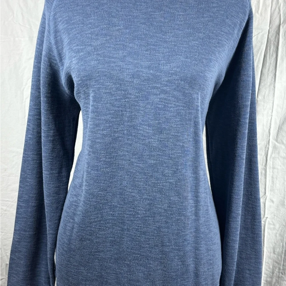 Banana Republic Lightweight Knit Sweater | Men’s SZ Medium | Soft Blue Crewneck